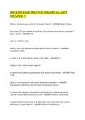 MOCK RD EXAM PRACTICE WITH CORRECT ANSWERS &sol;GUARANTEED PASS 