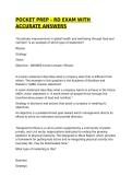 POCKET PREP - RD EXAM WITH ACCURATE ANSWERS