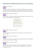 HCD330- Exam3 &vert; UPDATED Questions with 100&percnt; Verified Answers&NewLine;