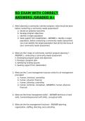 RD EXAM WITH CORRECT ANSWERS &sol;GRADED A&plus;