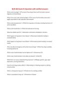 NUR 203 Exam &num;1 Question with verified answers