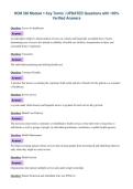 HCM 330 Module 1 Key Terms &vert; UPDATED Questions with 100&percnt;&NewLine;Verified Answers