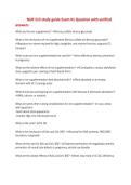 NUR 213 study guide Exam &num;1 Question with verified&NewLine;answers