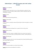 PACKAGE DEAL FOR HCM 330 EXAMS with UPDATED Questions and 100&percnt; Verified Answers