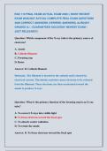 RAD 110 FINAL EXAM ACTUAL EXAM 2026 &vert;&vert; MOST RECENT &NewLine;EXAM 2026&vert;2027 ACTUAL COMPLETE REAL EXAM QUESTIONS &NewLine;AND CORRECT ANSWERS &lpar;VERIFIED ANSWERS&rpar; ALREADY &NewLine;GRADED A&plus; &vert; GUARANTEED SUCCESS&excl;&excl; NEWEST EXAM &vert; &NewLine;JUST RELEASED&excl;&excl;