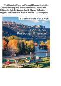 Test Bank For Focus On Personal Finance&colon; An Active Approach To Help You Achieve Financial Literacy 8th Edition &vert; Jack R&period; Kapoor&comma; Les R&period; Dlabay&comma; Robert J&period; Hughes & Melissa M&period; Hart &vert; ISBN 9781266804519 &vert; Chapters 1-14 Complete