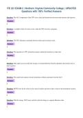 ITE 221 EXAM 2 &vert; Northern Virginia Community College &vert; UPDATED&NewLine;Questions with 100&percnt; Verified Answers