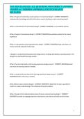 WGU D291 EXAM 2025 &vert; ALL QUESTIONS AND CORRECT ANSWERS &vert; GRADED A&plus; &vert; VERIFIED ANSWERS &vert; LATEST EXAM &lpar;JUST RELEASED&rpar;&NewLine;