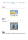 NHA Top 200 Drugs &vert; UPDATED Questions with 100&percnt; Verified&NewLine;Answers