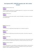 Non-Systems NPTE &vert; UPDATED Questions with 100&percnt; Verified&NewLine;Answers