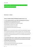 NUR 176 EXAM 1 COMPREHENSIVE QUESTIONS AND CORRECT &NewLine;ANSWERS LATEST EDITION 2026