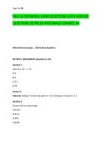  &NewLine;HESI A2 ENTRANCE EXAM QUESTIONS WITH VERIFIED &NewLine;QUESTIONS DETAILED RATIONALES GRADED A&plus; 