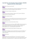 PACKAGE DEAL FOR NURS 5463  EXAMS with UPDATED Questions and 100&percnt; Verified Answers