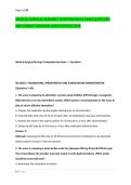 &NewLine;MEDICAL-SURGICAL NURSING I COMPREHENSIVE EXAM QUESTIONS &NewLine;AND CORRECT ANSWERS LATEST EDITION 2026 