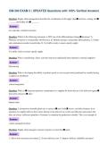 OM-300 EXAM 3 &vert; UPDATED Questions with 100&percnt; Verified Answers&NewLine;