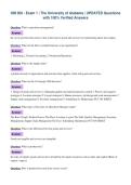 OM 300 - Exam 1 &vert; The University of Alabama &vert; UPDATED Questions&NewLine;with 100&percnt; Verified Answers