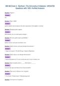 OM 300 Exam 2 - Northam &vert; The University of Alabama &vert; UPDATED&NewLine;Questions with 100&percnt; Verified Answers