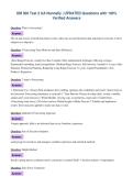 OM 300 Test 2 UA Nunnelly &vert; UPDATED Questions with 100&percnt;&NewLine;Verified Answers