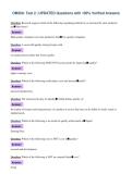 OM300- Test 2 &vert; UPDATED Questions with 100&percnt; Verified Answers&NewLine;