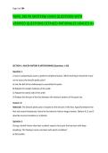 NURS 190 PA MIDTERM EXAM QUESTIONS WITH &NewLine;VERIFIED QUESTIONS DETAILED RATIONALES GRADED A&plus;