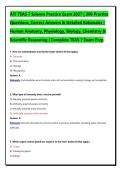 ATI TEAS 7 Science Practice Exam 2027 &vert; 200 Practice Questions&comma; Correct Answers & Detailed Rationales &vert; Human Anatomy&comma; Physiology&comma; Biology&comma; Chemistry & Scientific Reasoning &vert; Complete TEAS 7 Exam Prep
