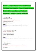 ATI TEAS 7 English & Language Usage & General Psychology Final Exam 2027 &vert; 200&plus; Practice Questions & Correct Answers &vert; Grammar&comma; Vocabulary&comma; Psychology Concepts & Detailed Rationales