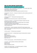 AQA AS LEVEL BIOLOGY EXAM SCRIPT
