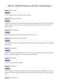 PNH 101 &vert; UPDATED Questions with 100&percnt; Verified Answers&NewLine;