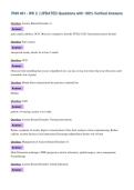 PNH 401 - WK 2 &vert; UPDATED Questions with 100&percnt; Verified Answers&NewLine;