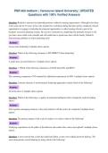 PNR 400 midterm &vert; Vancouver Island University &vert; UPDATED&NewLine;Questions with 100&percnt; Verified Answers