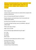 SPRIGGS POLYSOMNOGRAPHY EXAM QUESTIONS AND ANSWERS LATEST DOWNLOADED 2026&sol;2027 ALL ANSWERS 100&percnt; CORRECT BEST GRADED A&plus; FOR SUCCESS
