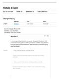 NUR 2811 Module 1 Exam &vert; Capstone Nursing Practice Questions&comma; Answers & High-Yield Review &vert; 2026 - International College of Health Sciences&period;