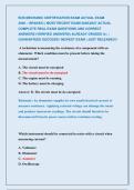 SOS MECHANIC CERTIFICATION EXAM ACTUAL EXAM                 &NewLine;2026 &ndash; BRAKES &vert;&vert; MOST RECENT EXAM 2026&vert;2027 ACTUAL &NewLine;COMPLETE REAL EXAM QUESTIONS AND CORRECT &NewLine;ANSWERS &lpar;VERIFIED ANSWERS&rpar; ALREADY GRADED A&plus; &vert; &NewLine;GUARANTEED SUCCESS&excl;&excl; NEWEST EXAM &vert; JUST RELEASED