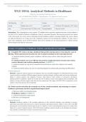 WGU D514 ANALYTICAL METHODS ACTUAL EXAM 2026&sol;2027 &vert; All Passed Solutions &vert; Healthcare Leaders &vert; Graded A&plus; &vert; Pass Guaranteed&NewLine;&NewLine;