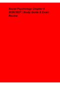 Social Psychology Chapter 5 2026&ndash;2027 &ndash; Comprehensive Study Guide&comma; Key Concepts&comma; Chapter Review and Exam Preparation