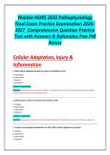 Walden NURS 3020 Pathophysiology Final Exam Practice Examination 2026&ndash;2027 &vert; Comprehensive Question Practice Test with Answers & Rationales&vert; Free Pdf Access