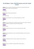PACKAGE DEAL FOR SCI 225 EXAMS with UPDATED Questions and 100&percnt; Verified Answers