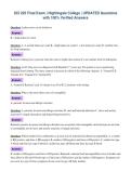 SCI 225 Final Exam &vert; Nightingale College &vert; UPDATED Questions&NewLine;with 100&percnt; Verified Answers