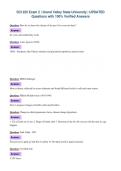SCI 225 Exam 2 &vert; Grand Valley State University &vert; UPDATED&NewLine;Questions with 100&percnt; Verified Answers
