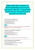 Walden PUBH  Introduction to Public Health Midterm Exam Practice Examination 2026&ndash;2027 &vert; Comprehensive Question Practice Test with Answers & Rationales&vert; Free Pdf Access