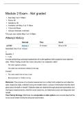 NUR 2811 Capstone Module 2 Exam &vert; Questions&comma; Answers & Rationales &vert; International College of Health Sciences &vert; 2026&sol;2027
