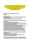 DAU Contracting Certification Exam Test Bank 2026&colon; 500&plus; Questions & 100&percnt; Verified Answers for FAC-C&comma; DAWIA & NCMA Federal Contracting Exams