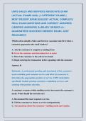 USPS SALES AND SERVICES ASSOCIATE EXAM &NewLine;&lpar;ACTUAL EXAMS 2026&rpar; &vert; 2 DIFFERENT EXAMS &vert;&vert; &NewLine;MOST RECENT EXAM 2026&vert;2027 ACTUAL COMPLETE &NewLine;REAL EXAM QUESTIONS AND CORRECT ANSWERS &NewLine;&lpar;VERIFIED ANSWERS&rpar; ALREADY GRADED A&plus; &vert; &NewLine;GUARANTEED SUCCESS&excl;&excl; NEWEST EXAM &vert; JUST 