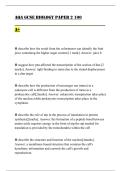 aqa gcse biology paper 2 100
