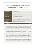 NUR 221 COMPLETE ACTUAL EXAM BUNDLE 2026&sol;2027 &vert; Test Bank&comma; Practice Questions&comma; Verified Answers & Study Guides &vert; Pass Guaranteed - A&plus; Graded