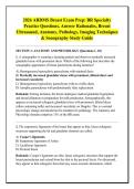 2026 ARDMS Breast Exam Prep&colon; BR Specialty &NewLine;Practice Questions&comma; Answer Rationales&comma; Breast &NewLine;Ultrasound&comma; Anatomy&comma; Pathology&comma; Imaging Techniques &NewLine;& Sonography Study Guide