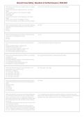 General Crane Safety &vert; Practice Questions&comma; Rigging&comma; Load Charts & Comprehensive Exam Review 2026-2027