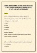 EVOLVE HESI FUNDAMENTALS PRACTICE EXAM BUNDLE &lpar;VERSIONS 1&comma; 2 & 3&rpar; &vert; Complete Test Bank &plus; Detailed NCLEX Rationales &lbrack;2026&sol;2027&rsqb;