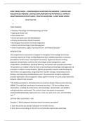 SCRN STROKE NURSE &ndash; COMPREHENSIVE QUESTIONS AND ANSWERS &vert; VERIFIED AND &NewLine;WELLDETAILED ANSWERS &vert; DETAILED EXPLANATIONS AND RATIONALES &vert; COMPLETE &NewLine;EXAM PREPARATION STUDY GUIDE &vert; PRACTICE QUESTIONS &vert; LATEST EXAM UPDATE 
