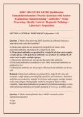QIHC 2026 STUDY GUIDE Qualification &NewLine;Immunohistochemistry Practice Questions with Answer &NewLine;Explanations Immunostaining &bull; Antibodies &bull; Tissue &NewLine;Processing &bull; Quality Control &bull; Diagnostic Pathology &bull; &NewLine;Laboratory Preparation